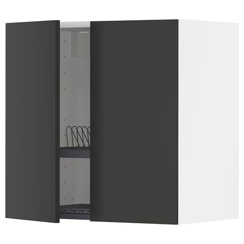 ProTuning METOD Hängeschrank mit Abtropfgestell/2 Türen, Weiß/Nickebo Matt Anthrazit, 60x60 cm ProTuning METOD Hängeschrank mit Abtropfgestell/2 Türen, Weiß/Nickebo Matt Anthrazit, 60x60 cm von ProTuning