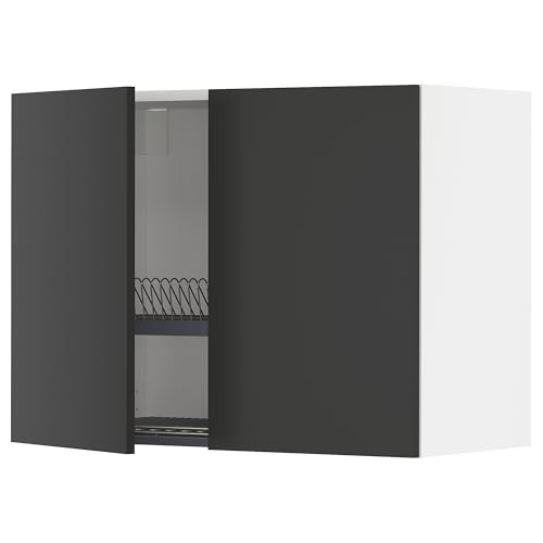 ProTuning METOD Hängeschrank mit Abtropfgestell/2 Türen, Weiß/Nickebo Matt Anthrazit, 80x60 cm ProTuning METOD Hängeschrank mit Abtropfgestell/2 Türen, Weiß/Nickebo Matt Anthrazit, 80x60 cm von ProTuning