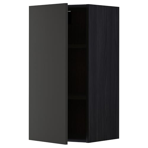 ProTuning METOD Hängeschrank mit Einlegeböden, Schwarz/Nickebo Matt Anthrazit, 40x80 cm von ProTuning