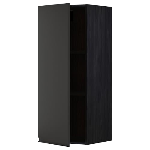 ProTuning METOD Hängeschrank mit Einlegeböden, Schwarz/Upplöv Matt Anthrazit, 40x100 cm von ProTuning