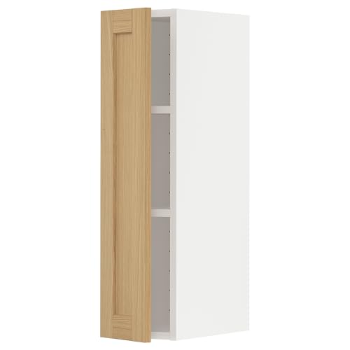 ProTuning METOD Hängeschrank mit Einlegeböden, Weiß/Forsbacka Eiche, 20x80 cm von ProTuning