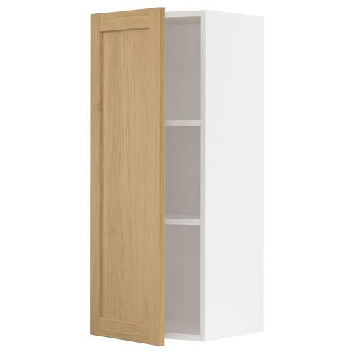 ProTuning METOD Hängeschrank mit Einlegeböden, Weiß/Forsbacka Eiche, 40x100 cm von ProTuning