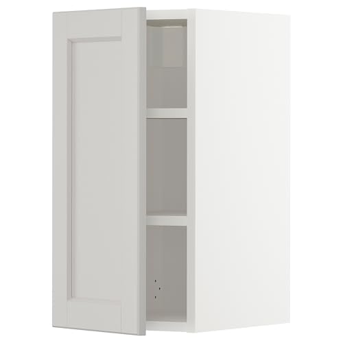ProTuning METOD Hängeschrank mit Einlegeböden, Weiß/Lerhyttan Hellgrau, 30x60 cm von ProTuning
