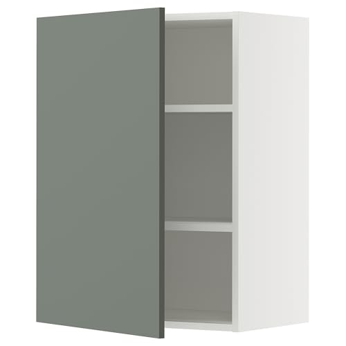 ProTuning METOD Hängeschrank mit Einlegeböden, Weiß/Nickebo Matt Grau-Grün, 60x80 cm von ProTuning