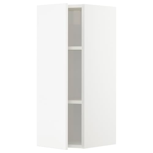 ProTuning METOD Hängeschrank mit Einlegeböden, Weiß/Veddinge Weiß, 30x80 cm von ProTuning