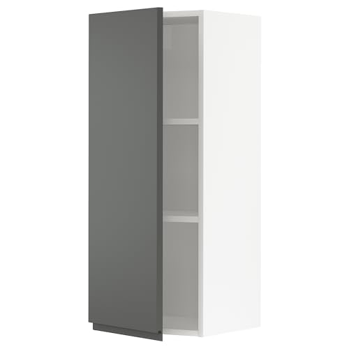 ProTuning METOD Hängeschrank mit Einlegeböden, Weiß/Voxtorp Dunkelgrau, 40x100 cm von ProTuning