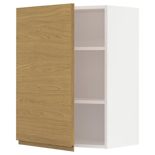 ProTuning METOD Hängeschrank mit Einlegeböden, Weiß/Voxtorp Eiche-Optik, 60x80 cm von ProTuning