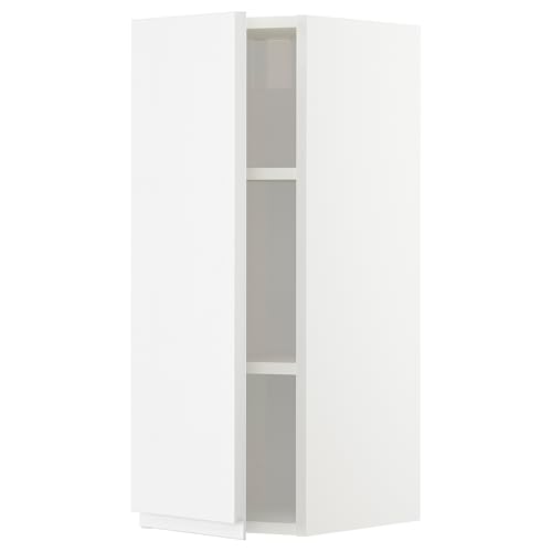 ProTuning METOD Hängeschrank mit Einlegeböden, Weiß/Voxtorp Hochglanz/Weiß, 30x80 cm von ProTuning