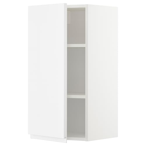 ProTuning METOD Hängeschrank mit Einlegeböden, Weiß/Voxtorp Hochglanz/Weiß, 40x80 cm von ProTuning