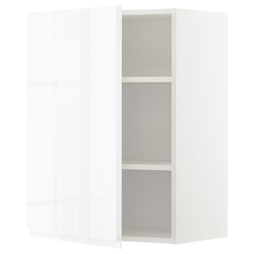 ProTuning METOD Hängeschrank mit Einlegeböden, Weiß/Voxtorp Hochglanz/Weiß, 60x80 cm von ProTuning