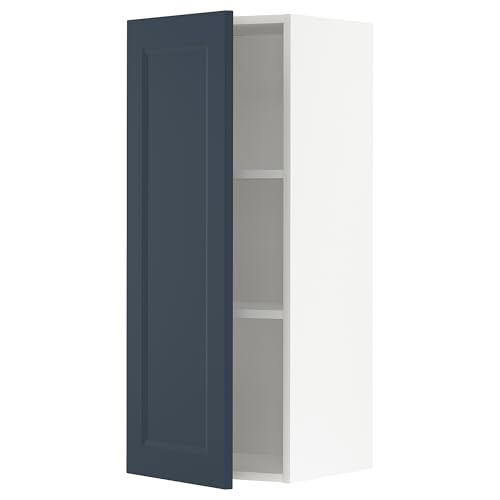 ProTuning METOD Hängeschrank mit Einlegeböden, Weiß Axstad/Mattblau, 40x100 cm von ProTuning