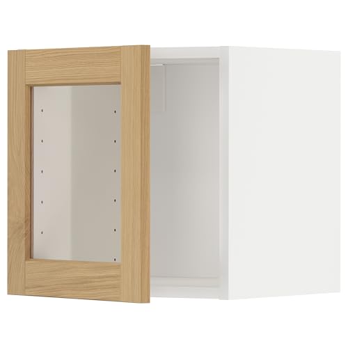 ProTuning METOD Hängeschrank mit Glastür, Weiß/Forsbacka Eiche, 40x40 cm von ProTuning