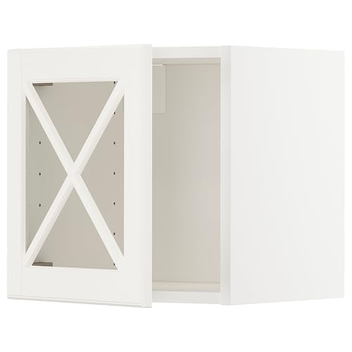 ProTuning METOD Hängeschrank mit Glastür/Querstange, Weiß/Bodbyn Off-White, 40x40 cm von ProTuning