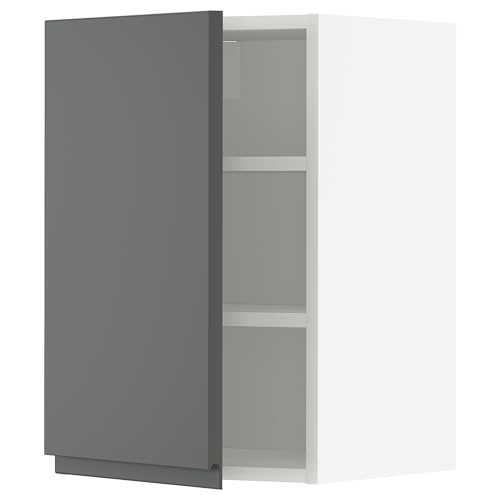 ProTuning METOD Hängeschrank mit Regalen, Weiß/Voxtorp Dunkelgrau, 40x60 cm von ProTuning