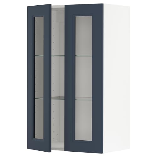 ProTuning METOD Hängeschrank mit Regalen/2 Glastr nken, Weiß Axstad/Mattblau, 60x100 cm ProTuning METOD Hängeschrank mit Regalen/2 Glastr nken, Weiß Axstad/Mattblau, 60x100 cm von ProTuning