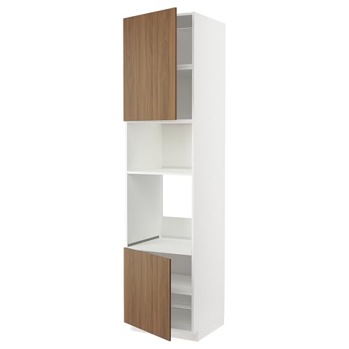 ProTuning METOD Hi CB F Backofen/Micro W 2 Drs/Regale, Weiß/Tistorp Braun Walnuss-Effekt, 60 x 60 x 240 cm ProTuning METOD Hi CB F Backofen/Micro W 2 Drs/Regale, Weiß/Tistorp Braun Walnuss-Effekt, 60 x 60 x 240 cm von ProTuning