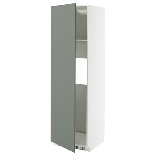 ProTuning METOD High Cab f Kühlschrank oder Gefrierschrank mit Tür, Weiß/Nickebo matt grau-grün, 60x60x200 cm von ProTuning