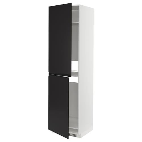 ProTuning METOD Hochschrank für Kühl-/Gefrierschrank, Weiß/Upplöv Matt Anthrazit, 60x60x220 cm von ProTuning