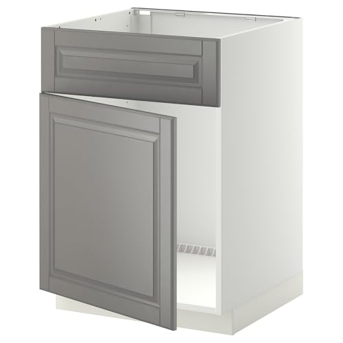 ProTuning METOD Unterschrank f Waschbecken mit Tür/Front, Weiß/Bodbyn Grau, 60x60 cm von ProTuning