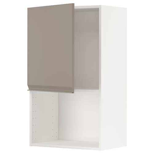 ProTuning METOD Wandschrank für Mikrowelle, Weiß/Upplöv matt dunkelbeige, 60x100 cm von ProTuning