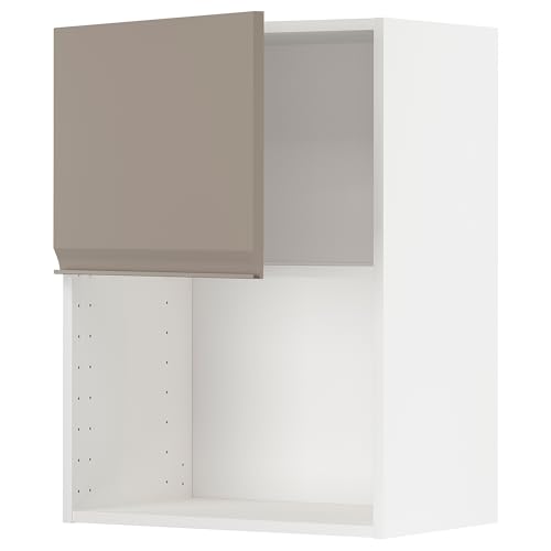 ProTuning METOD Wandschrank für Mikrowelle, Weiß/Upplöv matt dunkelbeige, 60x80 cm von ProTuning