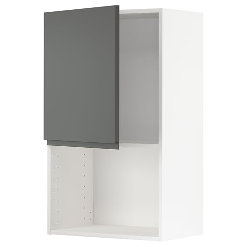 ProTuning METOD Wandschrank für Mikrowelle, Weiß/Voxtorp Dunkelgrau, 60x100 cm von ProTuning