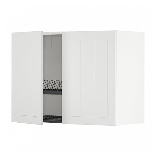 ProTuning METOD Wandschrank mit Abtropfgestell/2 Türen, Weiß/Stensund Weiß, 80x60 cm ProTuning METOD Wandschrank mit Abtropfgestell/2 Türen, Weiß/Stensund Weiß, 80x60 cm von ProTuning