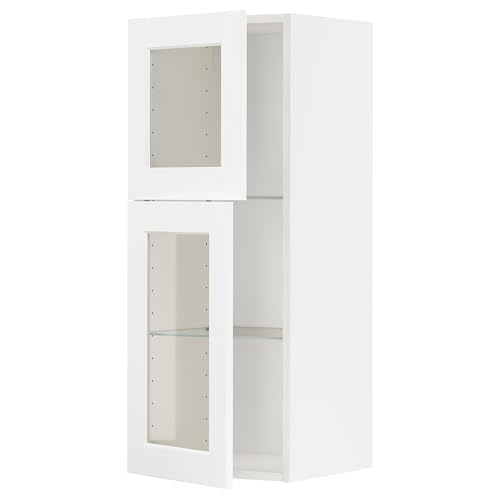ProTuning METOD Wandschrank mit Regalen/2 Glas-Trs, Weiß Enköping/Weiß Holzoptik, 40 x 100 cm ProTuning METOD Wandschrank mit Regalen/2 Glas-Trs, Weiß Enköping/Weiß Holzoptik, 40 x 100 cm von ProTuning