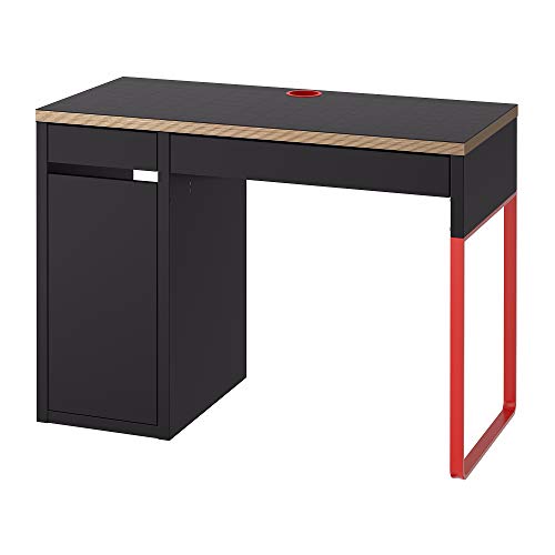 ProTuning MICKE Schreibtisch, 105x50 cm, anthrazit/rot von ProTuning
