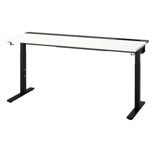 ProTuning MITTZON Schreibtisch, 160x60 cm, weiß/schwarz von ProTuning