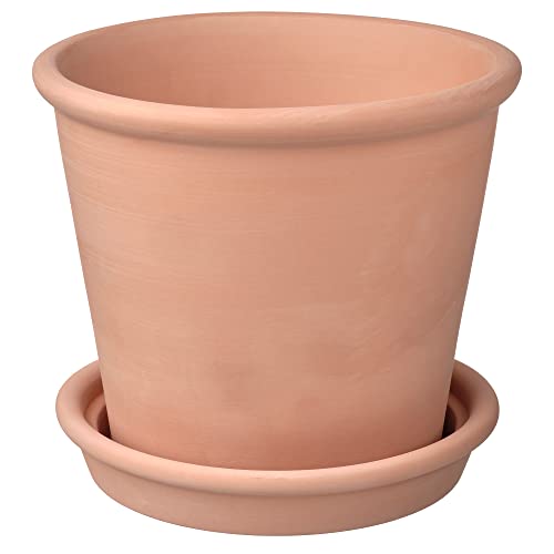 ProTuning MUSKOTBLOMMA Pflanztopf mit Untersetzer 19 cm In/Outdoor Terrakotta von ProTuning