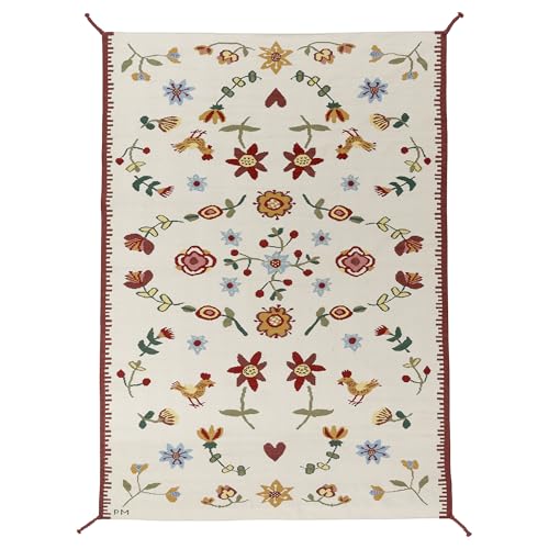 ProTuning NICKGRÄS Teppich, Flachgewebt, 170x240 cm, Mehrfarbig/Handgefertigt von ProTuning