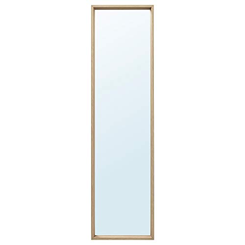 ProTuning NISSEDAL Spiegel, 40 x 150 cm, weiß gebeizte Eichenoptik von ProTuning
