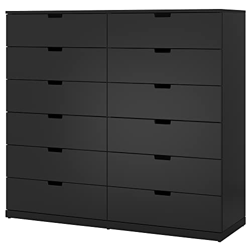 ProTuning NORDLI Kommode mit 12 Schubladen, 160x145 cm, anthrazit von ProTuning