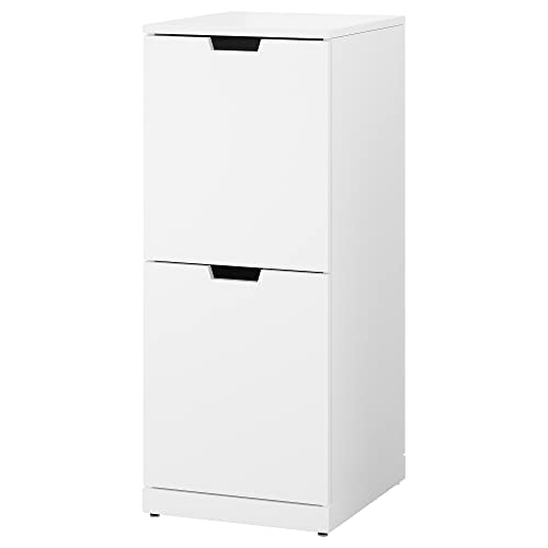 ProTuning NORDLI Kommode mit 2 Schubladen, 40 x 99 cm, weiß von ProTuning