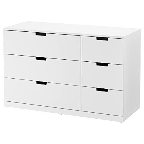 ProTuning NORDLI Kommode mit 6 Schubladen, 120 x 76 cm, weiß von ProTuning