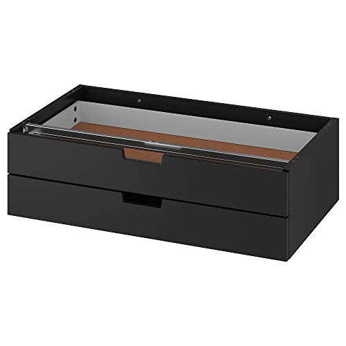 ProTuning NORDLI Modulare Kommode mit 2 Schubladen, 80x23 cm, anthrazit von ProTuning