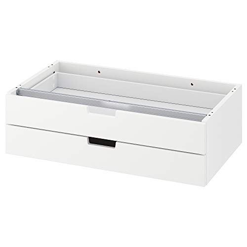 ProTuning NORDLI Modulare Kommode mit 2 Schubladen, 80x23 cm, weiß ProTuning NORDLI Modulare Kommode mit 2 Schubladen, 80x23 cm, weiß von ProTuning