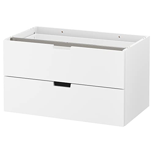 ProTuning NORDLI Modulare Kommode mit 2 Schubladen, 80x45 cm, weiß von ProTuning