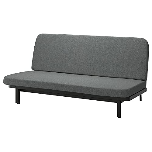 ProTuning NYHAMN 3-Sitzer Schlafsofa, mit Taschenfederkernmatratze/Skartofta schwarz/hellgrau von ProTuning