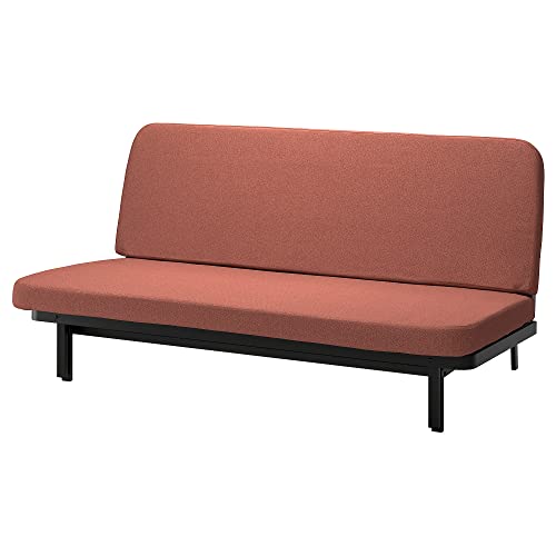 ProTuning NYHAMN 3-Sitzer Schlafsofa mit Taschenfederkernmatratze/Skartofta rot/braun von ProTuning