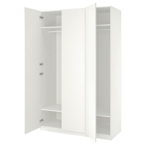 ProTuning PAX/FORSAND Garderobe, 150x60x236 cm, Weiß/Weiß von ProTuning