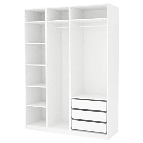 ProTuning PAX Garderobe, 175x58x236 cm, weiß von ProTuning