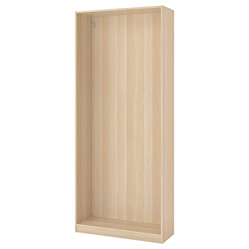 ProTuning PAX Garderobenrahmen, 100 x 35 x 236 cm, weiß gebeizte Eiche Optik von ProTuning