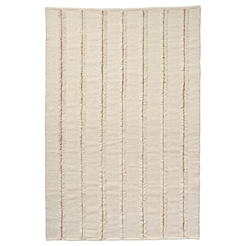 ProTuning PEDERSBORG Teppich, Flachgewebt, 133x195 cm, Natur/Offwhite von ProTuning