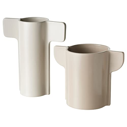 ProTuning PELARRÖNN Vase 2er Set hellbeige/grau-beige von ProTuning