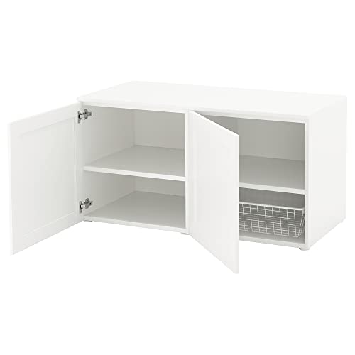 ProTuning PLATSA Sitzbank, 120 x 57 x 63 cm, Weiß/Sannidal Weiß von ProTuning