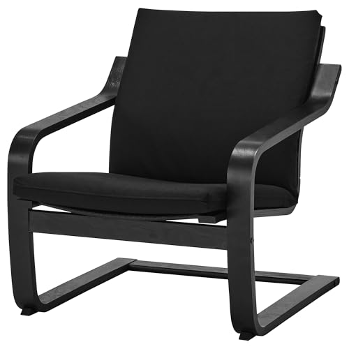 ProTuning POÄNG Niedriglehner Sessel, Schwarz/Vissle Schwarz von ProTuning