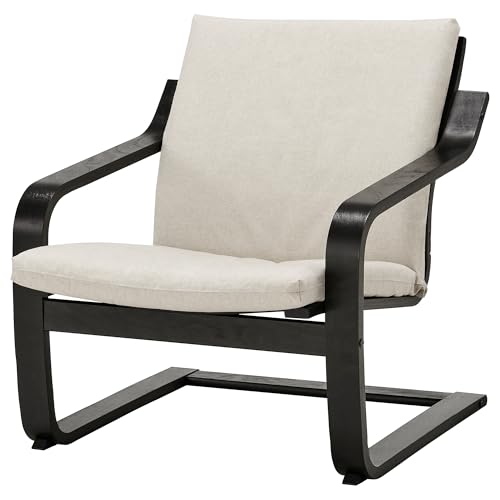 ProTuning POÄNG Niedriglehner Sessel Schwarz/Katorp Natur/Beige von ProTuning