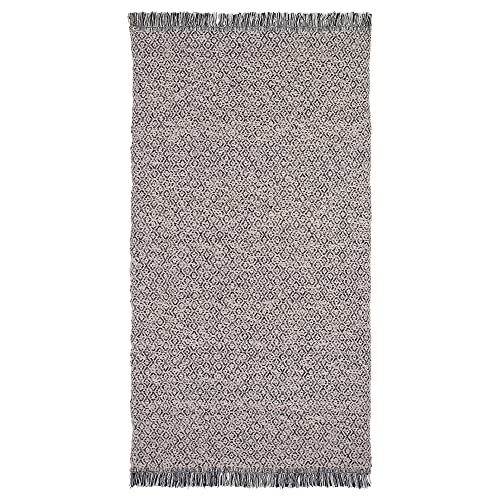 ProTuning RÖRKÄR Teppich, Flachgewebt, 80x150 cm, Schwarz/Natur von ProTuning
